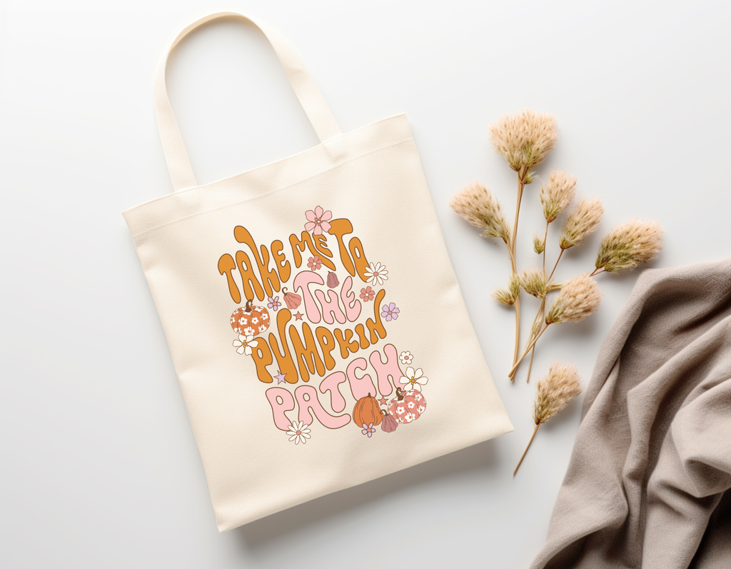 Take Me To The Pumpkin Patch Canvas Tote Bag