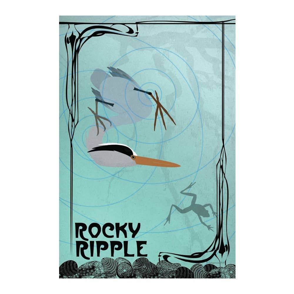 Rocky Ripple 12x18 Print - Indianapolis Neighborhood