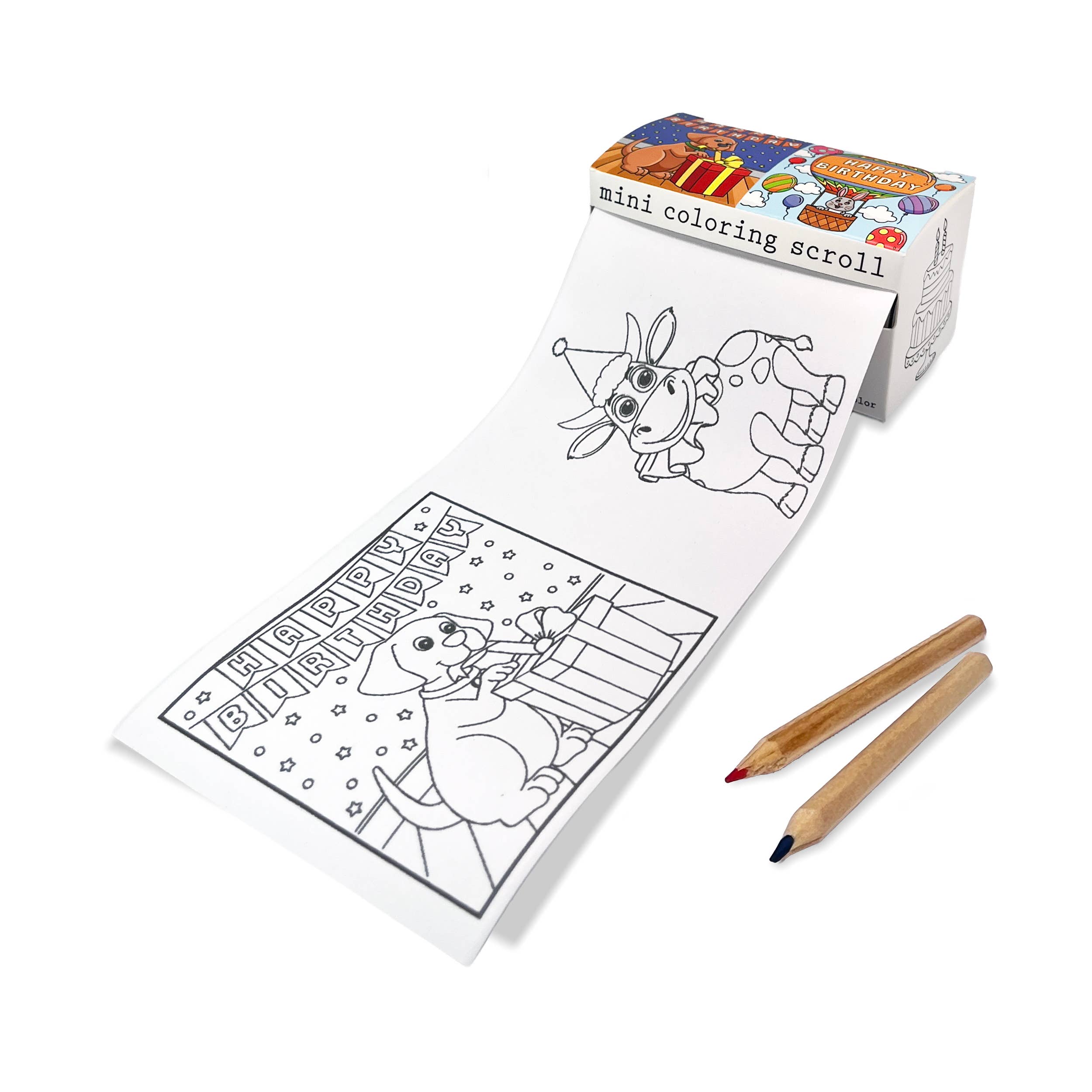 Mini Coloring Scrolls