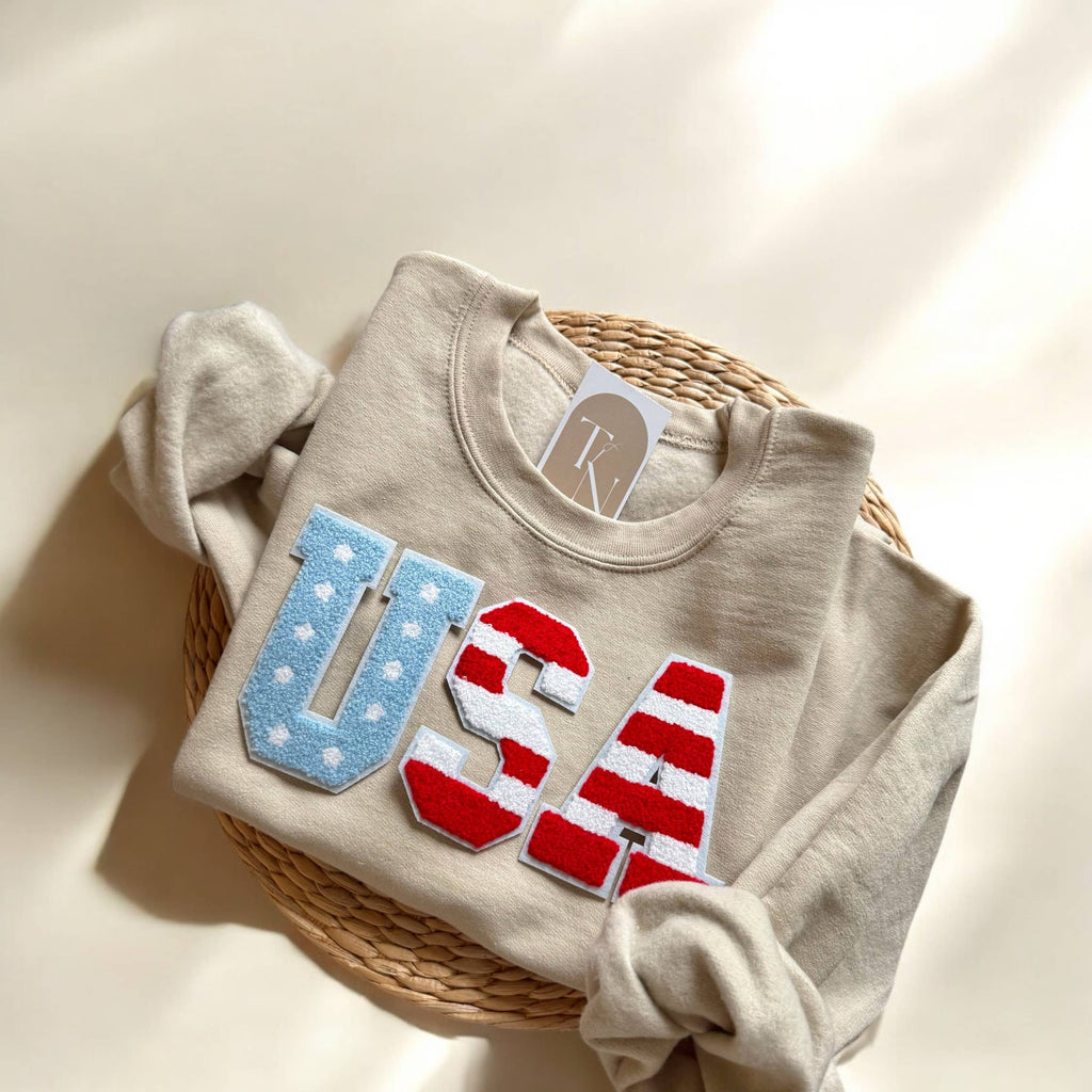 USA Sweatshirt, 4th of July Sweater