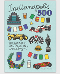 Indianapolis 500 Mini Print