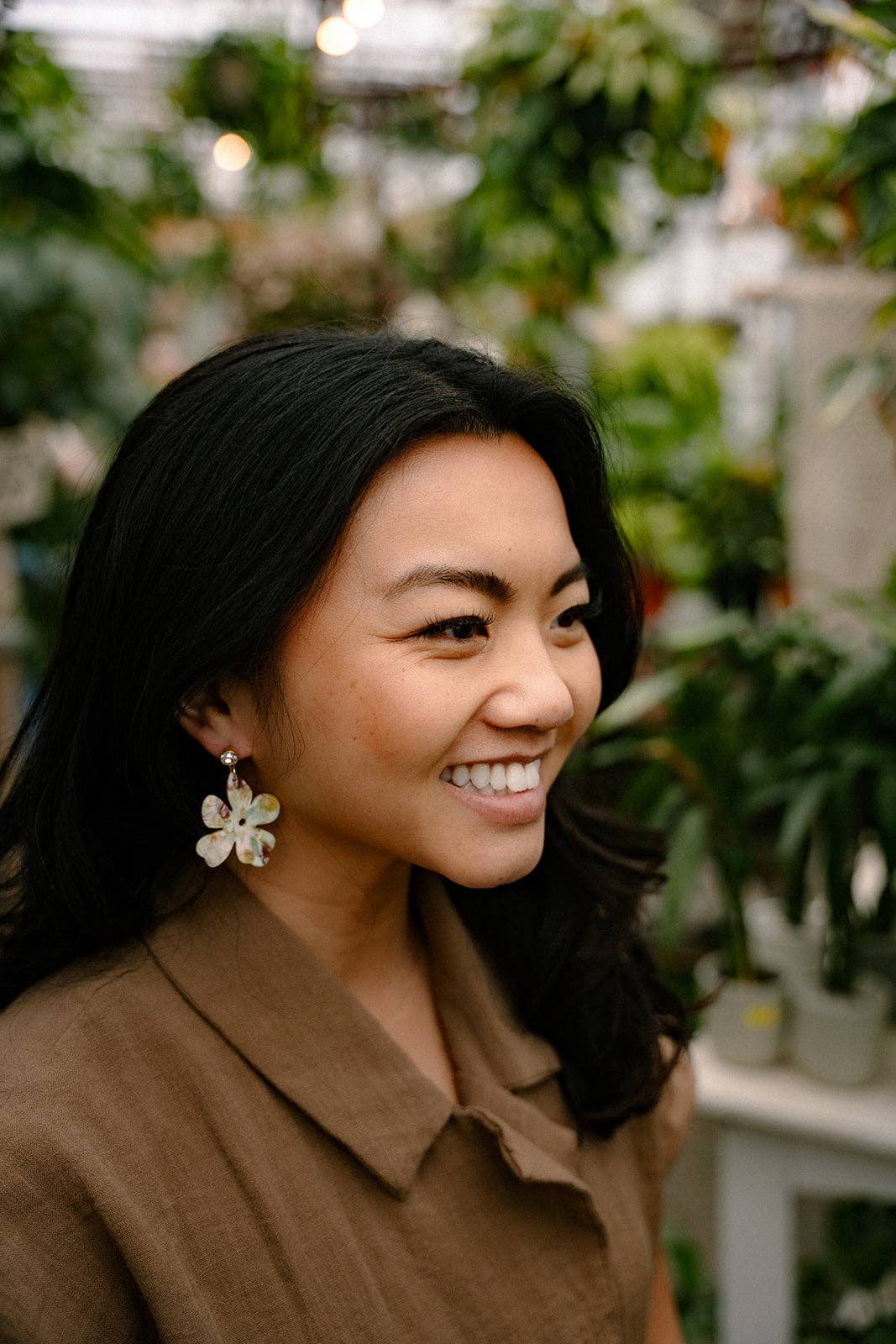 Citron Zest Petunia Earrings