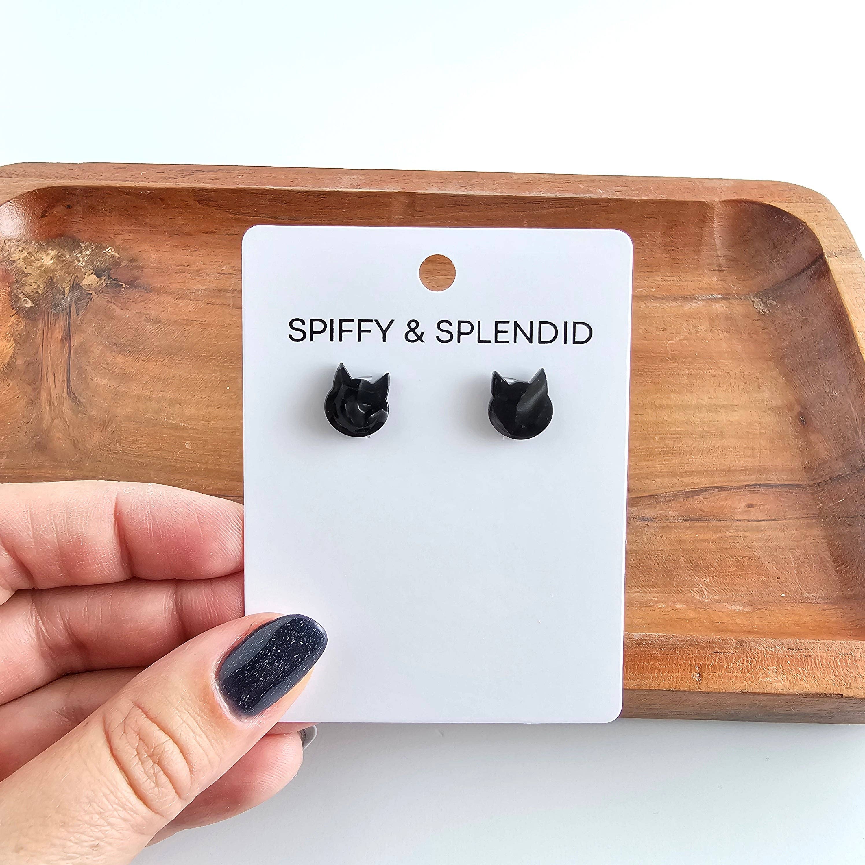 Black Cat Studs