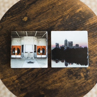 Vogue Theatre Marble Coaster