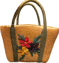 Vintage Straw Vacation Bag